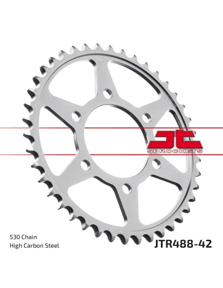 Corona JT Sprockets Acero JTR48842 | Motoauto