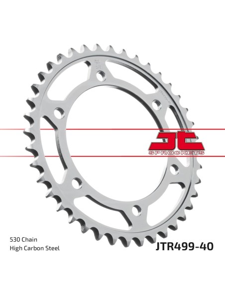 Corona JT Sprockets Acero JTR49940ZBK | Motoauto