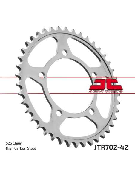 Corona JT Sprockets Acero JTR70242 | Motoauto