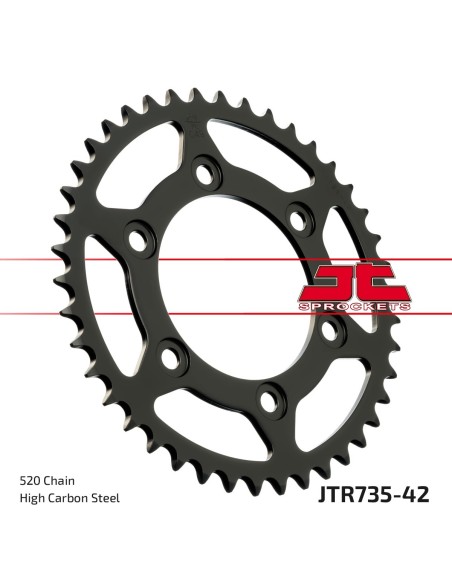 Corona JT Sprockets Acero JTR73542 | Motoauto