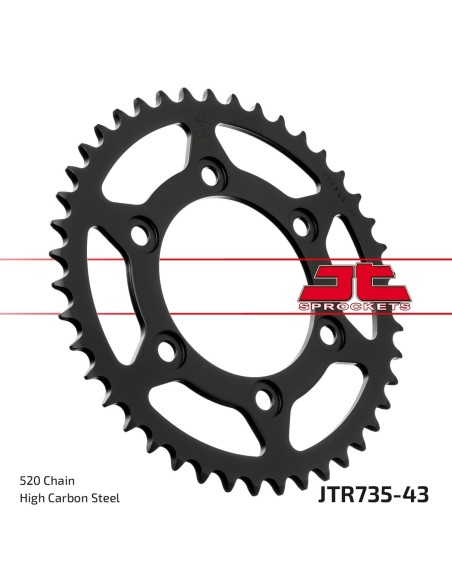 Corona JT Sprockets Acero JTR73543 | Motoauto