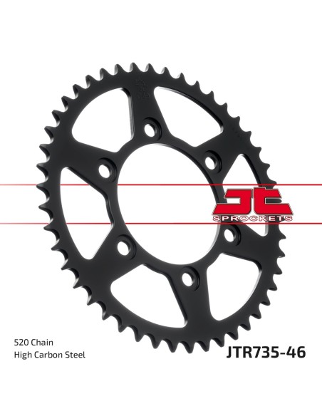 Corona JT Sprockets Acero JTR73546 | Motoauto