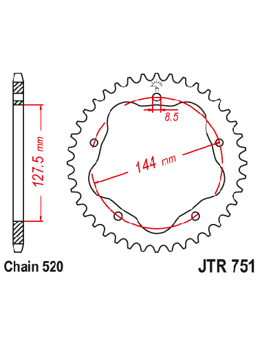 DUCATI 748 916 800 CON ADAPTADOR (C-520) 75136AL | Motoauto