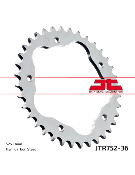 Corona JT Sprockets Acero JTR75236 | Motoauto