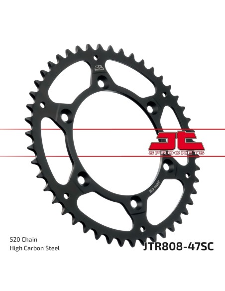 Corona JT Sprockets Acero JTR80847SC | Motoauto