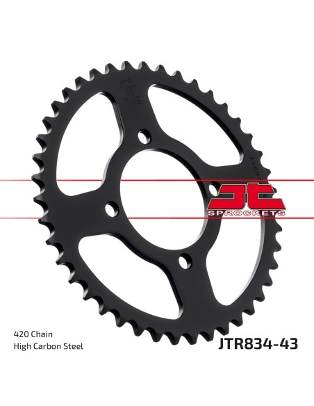 Corona JT Sprockets Acero JTR83443 | Motoauto