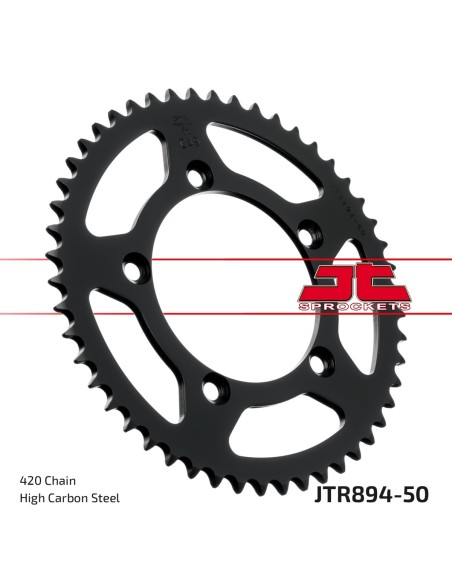 Corona JT Sprockets Acero JTR89450ZBK | Motoauto