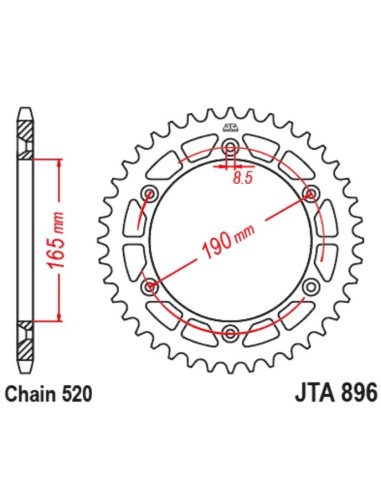 KTM AL125END(88 90) 89650AL | Motoauto