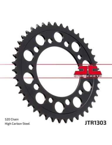 Corona JT SProckets Aluminio JTA130341BLK | Motoauto