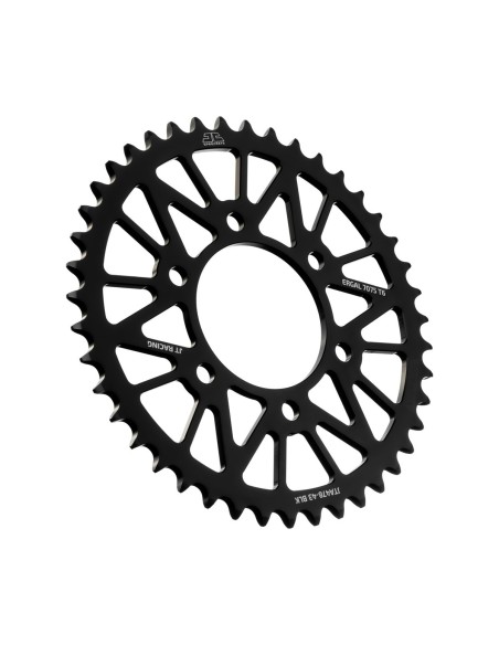 Corona JT SProckets Aluminio JTA47843BLK | Motoauto