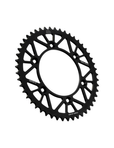 Corona JT SProckets Aluminio JTA89749BLK | Motoauto