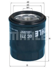 FILTRO ACEITE OC731 OC731 | Motoauto