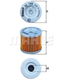 FILTRO OX798 | Motoauto