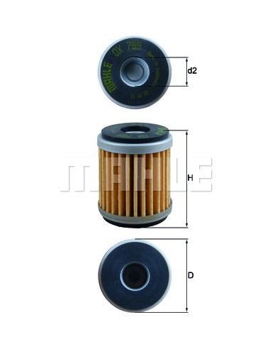 FILTRO DE ACIETE OX799 OX799 | Motoauto