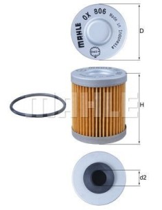 FILTRO OX806D | Motoauto