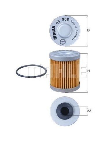 FILTRO OX806D | Motoauto
