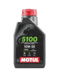 Aceite MOTUL 5100 10W30 4T 1L 104062 | Motoauto
