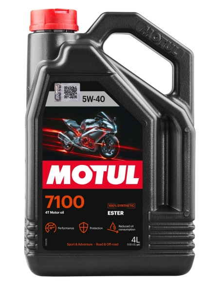Aceite MOTUL 7100 5W40 4T 4L 104087 | Motoauto