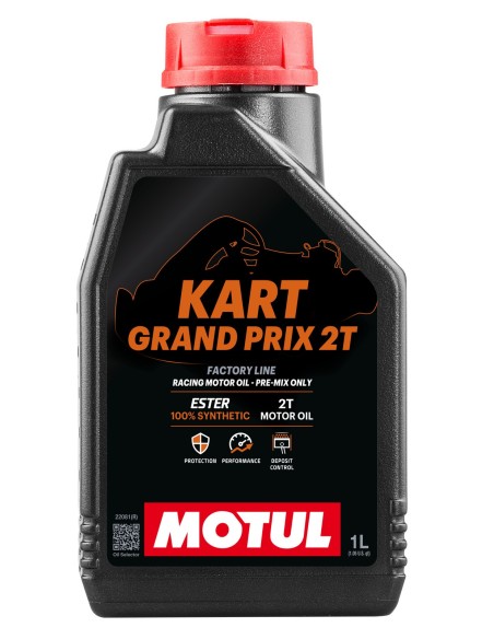 Aceite MOTUL Kart Grand Prix 2T 1L 105884 | Motoauto