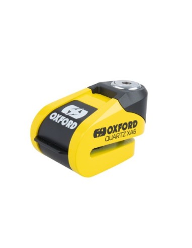 Candado de disco con alarma Oxford Quartz LK215 | Motoauto