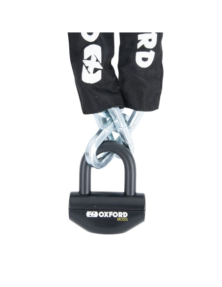 Cadena antirrobo Oxford Boss 12mm x 2,0m LK384 | Motoauto