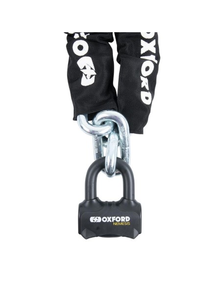 Cadena antirrobo Oxford Nemesis 16mm x LK474 | Motoauto