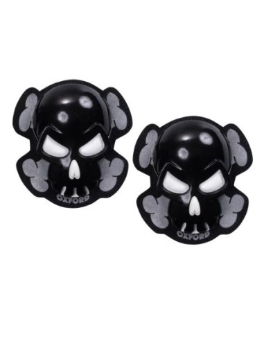 Deslizaderas de rodilla Oxford negra OX683 | Motoauto