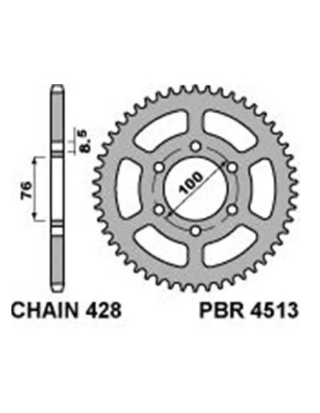 YAMAHA YZF 125 R 08 09 P451349 | Motoauto