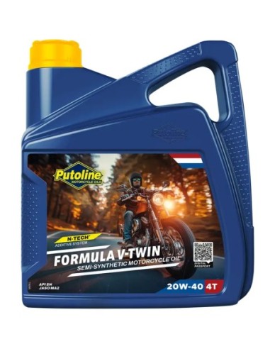 GARRAFA PUTOLINE FORMULA V-TWIN 20W-40 4 L
