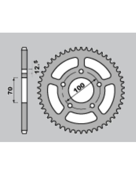 CORONA BMW HP4 (C 520) ERGAL Z 40 P464740 | Motoauto