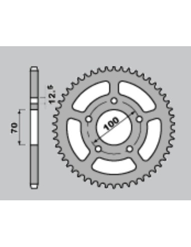 CORONA BMW HP4 (C 520) ERGAL Z 41 P464741 | Motoauto