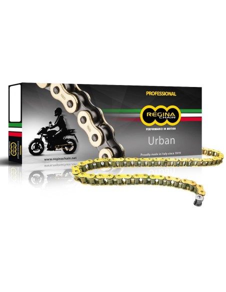 Cadena Regina 420 urbana 130 pasos 124OROY01F | Motoauto