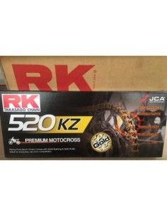 Cadena para moto RK 520 KZ MX-ORO por 520KZGB | Motoauto