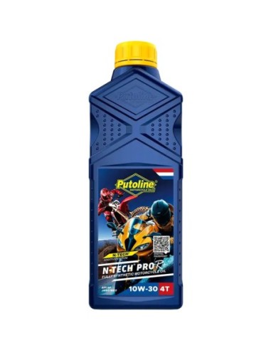 BOTELLA PUTOLINE N-TECH PRO R+ 10W-30 1 L
