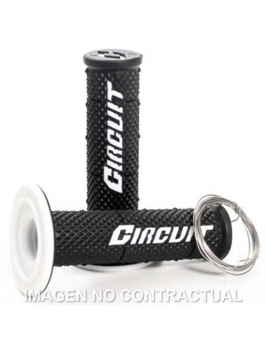Puños Circuit V Negro / Blanco