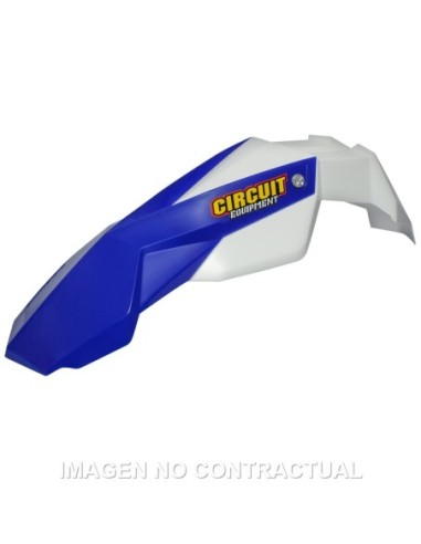Guardabarros Delantero Circuit Stealth Blanco/Azul