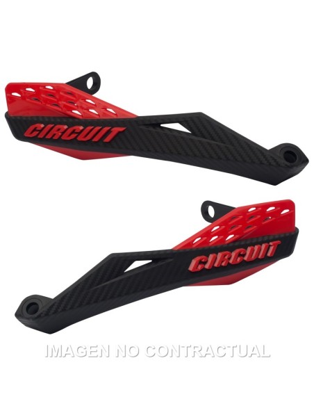 Paramanos Circuit Fenix Nylon Negro-Rojo