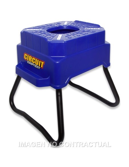 Caballete Circuit cubic H. 42 cm Azul/Blanco