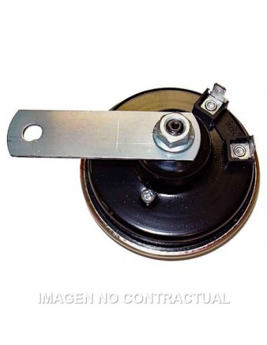 Claxon negro 12v -4a/114db - Ø 90 mm