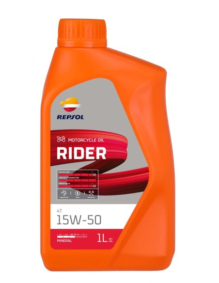 BOTELLA REPSOL RIDER 4T 15W-50 1L