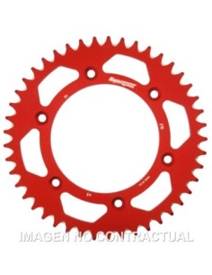 Corona Supersprox Aluminio Roja 45 D