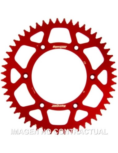 Corona Supersprox Aluminio Roja 51 D