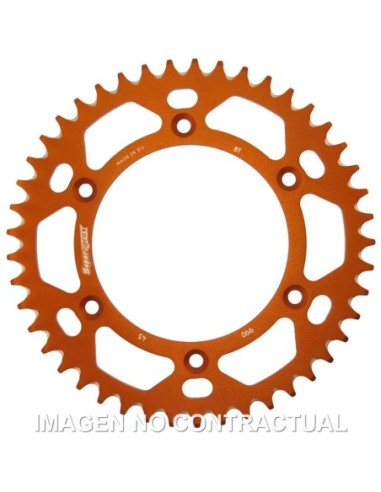 Corona Supersprox Aluminio Naranja 45 D