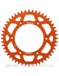 Corona Supersprox Aluminio Naranja 48 D
