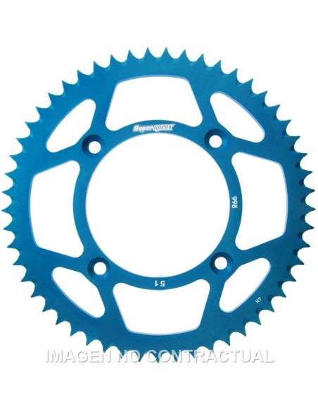 Corona Supersprox Aluminio Azul 51 D
