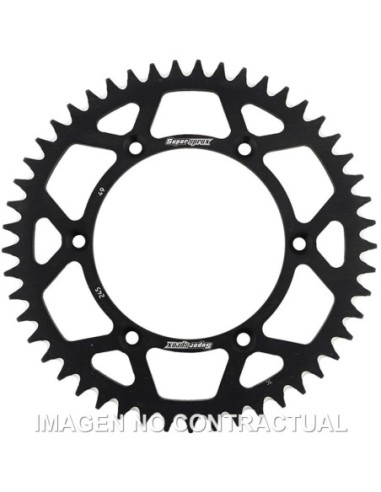 Corona Supersprox Aluminio Yamaha 520 x 49