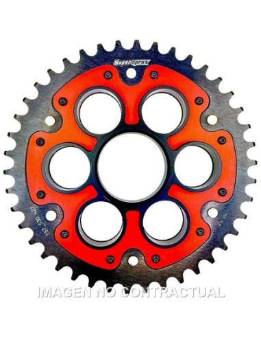 Corona Supersprox Stealth Roja Ducati 530 X 42