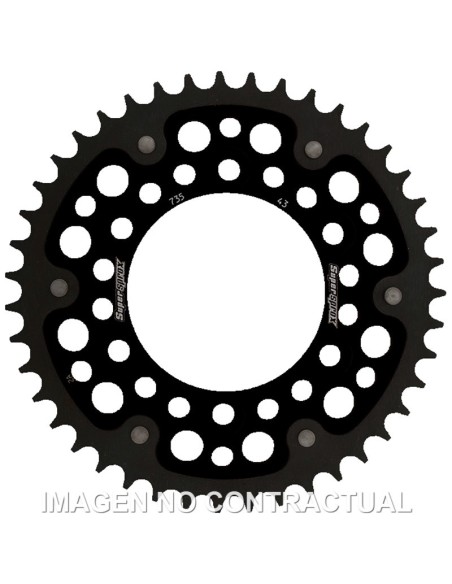 Corona Supersprox Stealth Negra Ducati 520 x 43