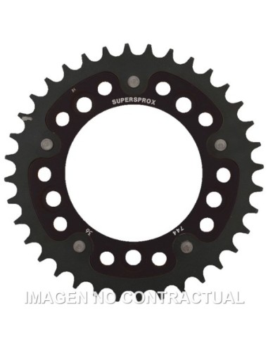 Corona Supersprox Stealth Negra Ducati 525 x 36