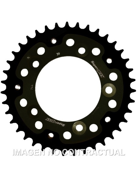 Corona Supersprox Stealth Negra Ducati 525 x 39